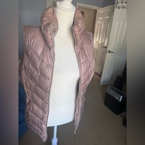 Calvin Klein Dusty Rose Quilted Puffer Vest